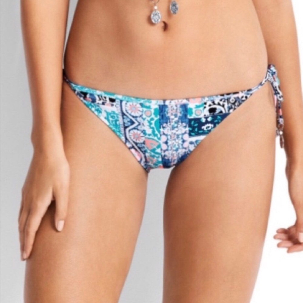 NWT Seafolly Bahama Silk strong bikini bottom 8